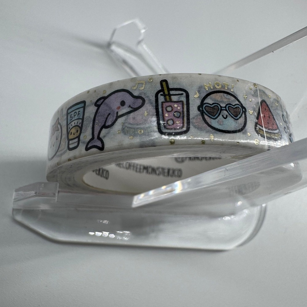 TheCoffeeMonsterzCo TCMC | Rainbow emoti heads washi